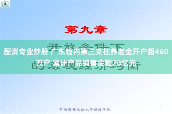 配资专业炒股 广东辖内第三支柱养老金开户超460万户 累计产品销售金额28亿元