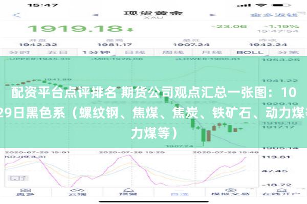 配资平台点评排名 期货公司观点汇总一张图：10月29日黑色系（螺纹钢、焦煤、焦炭、铁矿石、动力煤等）