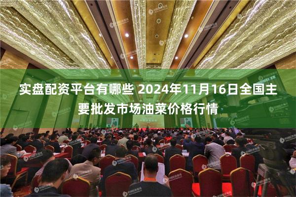 实盘配资平台有哪些 2024年11月16日全国主要批发市场油菜价格行情