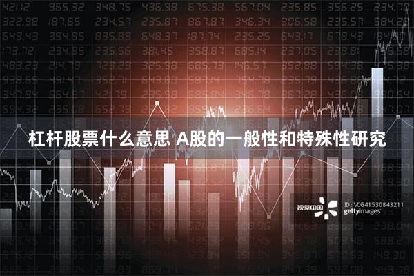 杠杆股票什么意思 A股的一般性和特殊性研究