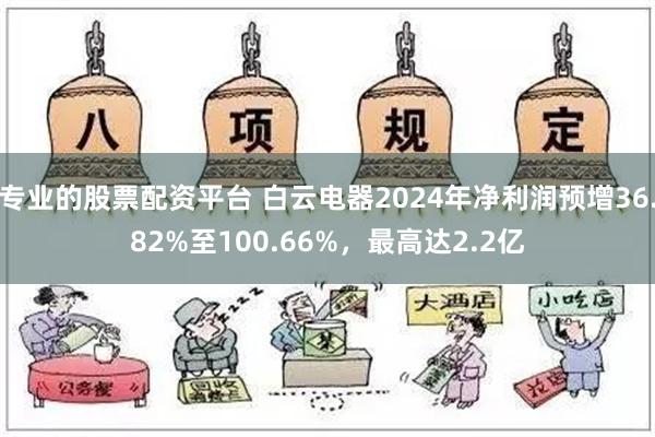 专业的股票配资平台 白云电器2024年净利润预增36.82%至100.66%，最高达2.2亿