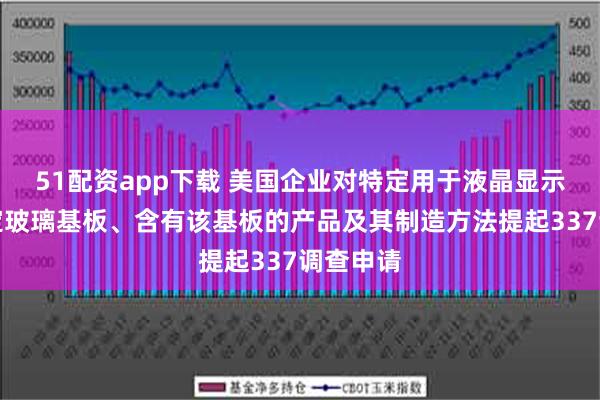 51配资app下载 美国企业对特定用于液晶显示器的特定玻璃基板、含有该基板的产品及其制造方法提起337调查申请